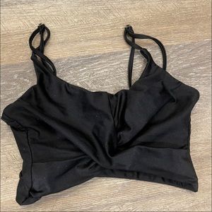 Beach Riot Glitter Cross Sports Bra